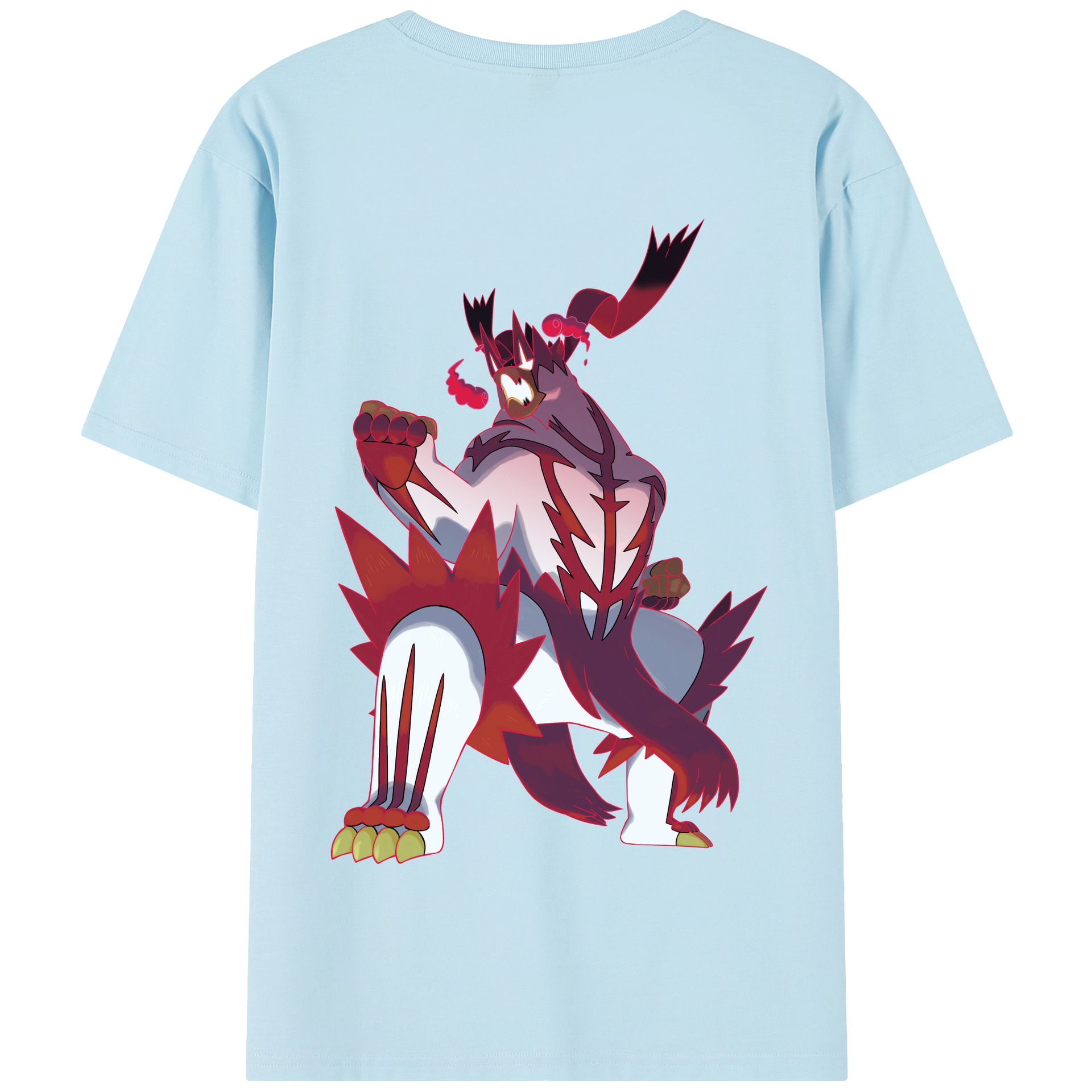 （画像用） ポケットモンスター Pokémon 綿100％半袖Tシャツ（背面プリント）